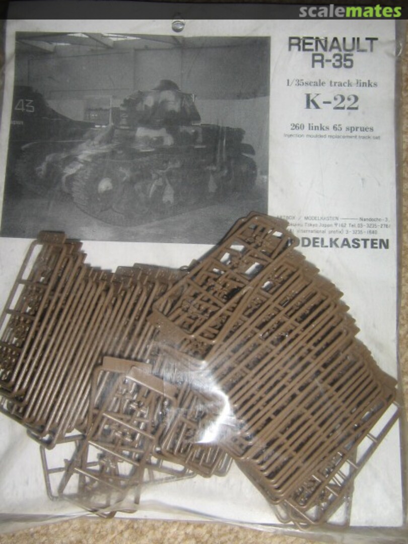 Boxart Renault R-35 K-22 Modelkasten