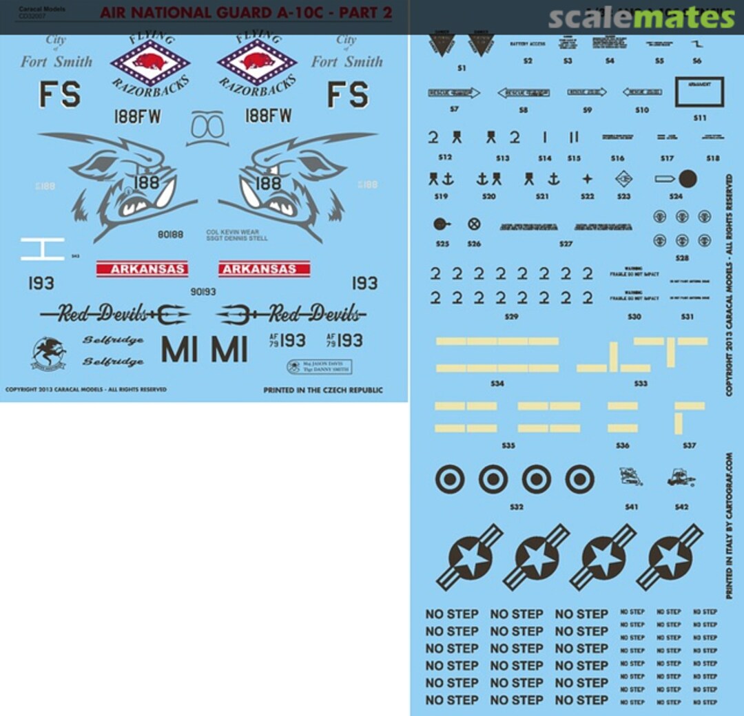 Boxart Air National Guard A-10C - Part 2 CD32007 Caracal Models