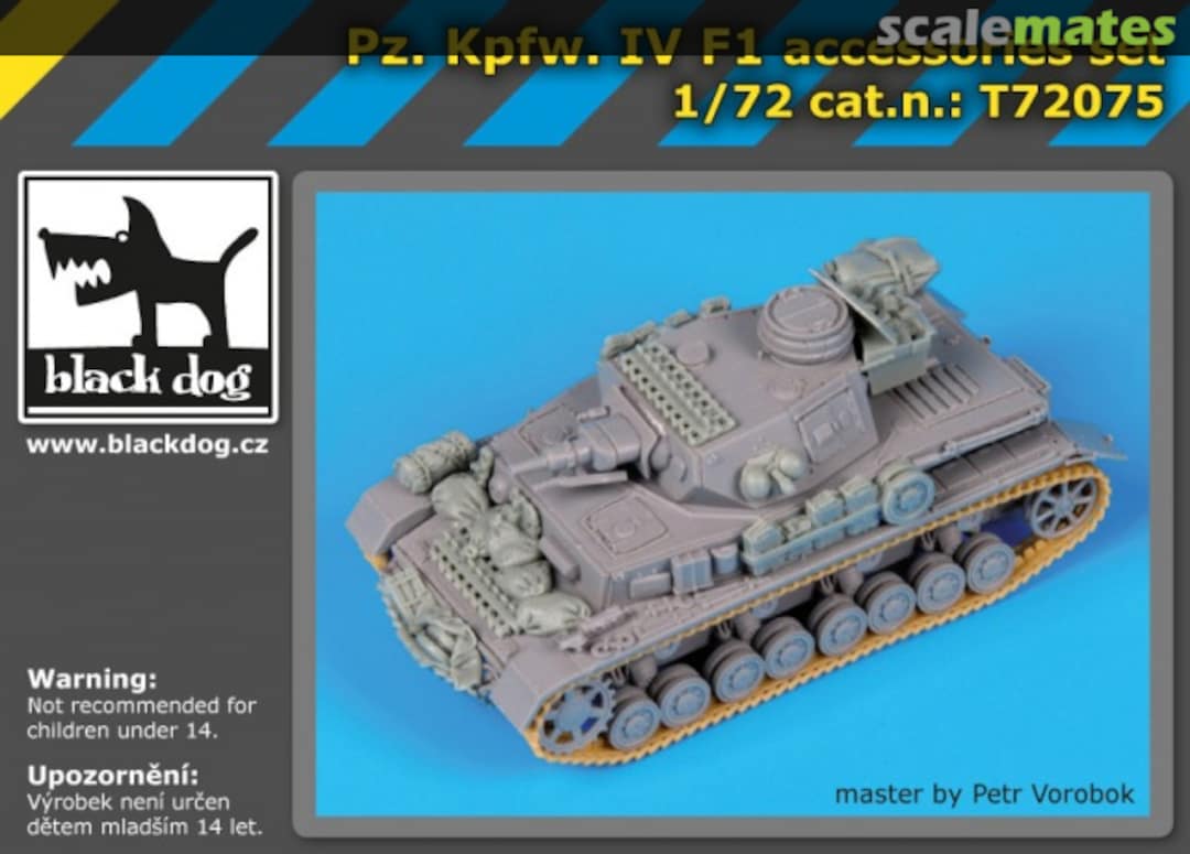 Boxart Pz. Kpfw IV F1 Accessories Set T72075 Black Dog