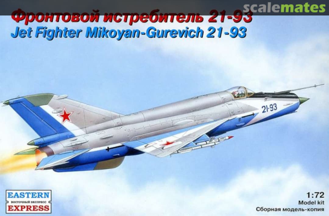 Boxart Jet Fighter MiG-21-93 72117 Eastern Express