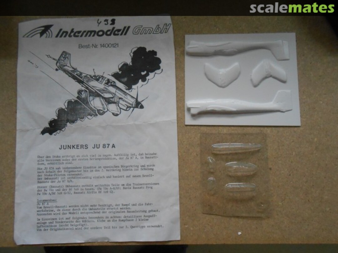 Boxart Junkers Ju 87 A 1400121 Intermodell