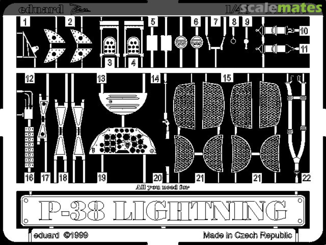 Boxart P-38 FE111 Eduard