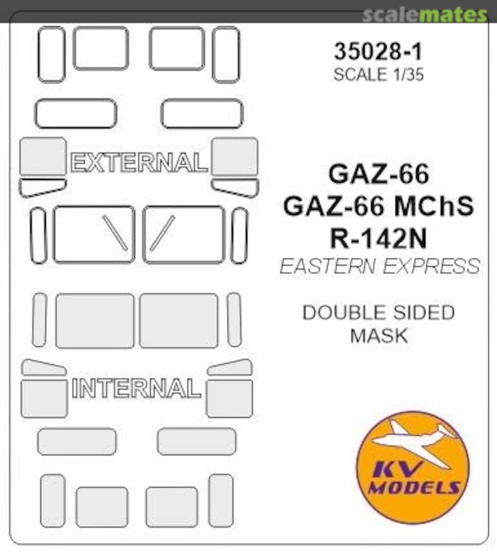 Boxart GAZ-66 / GAZ-66 MchS / R-142H 35028-1 KV Models