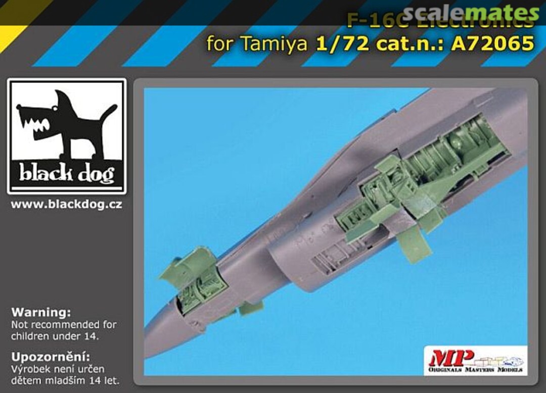 Boxart F-16 C Electronics A72065 Black Dog