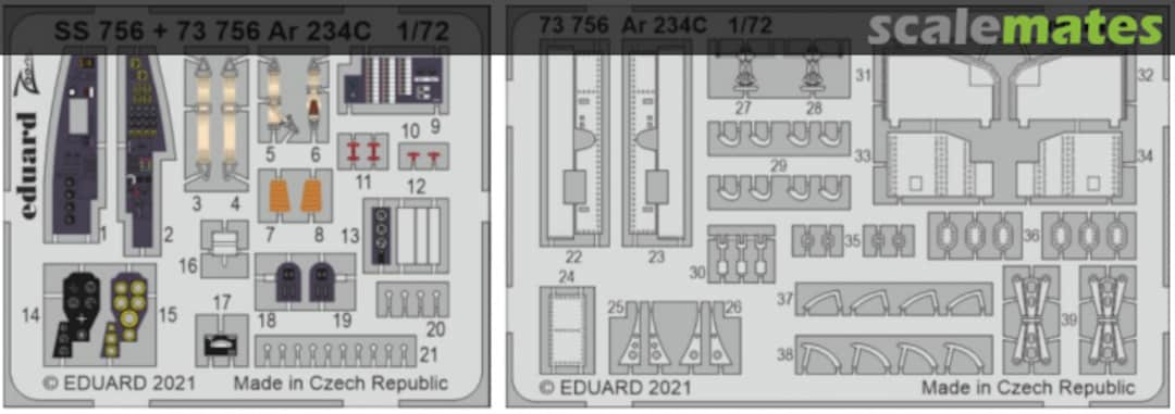 Boxart Ar 234C 73756 Eduard