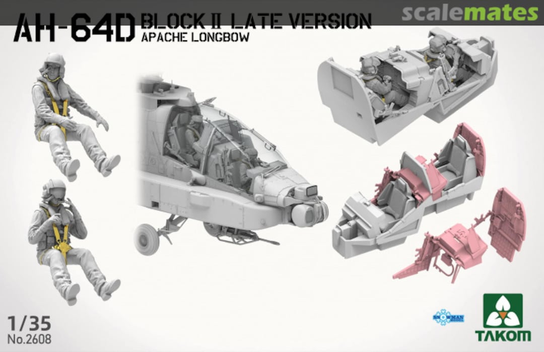 Contents AH-64D Block II Late Version 2608 Takom
