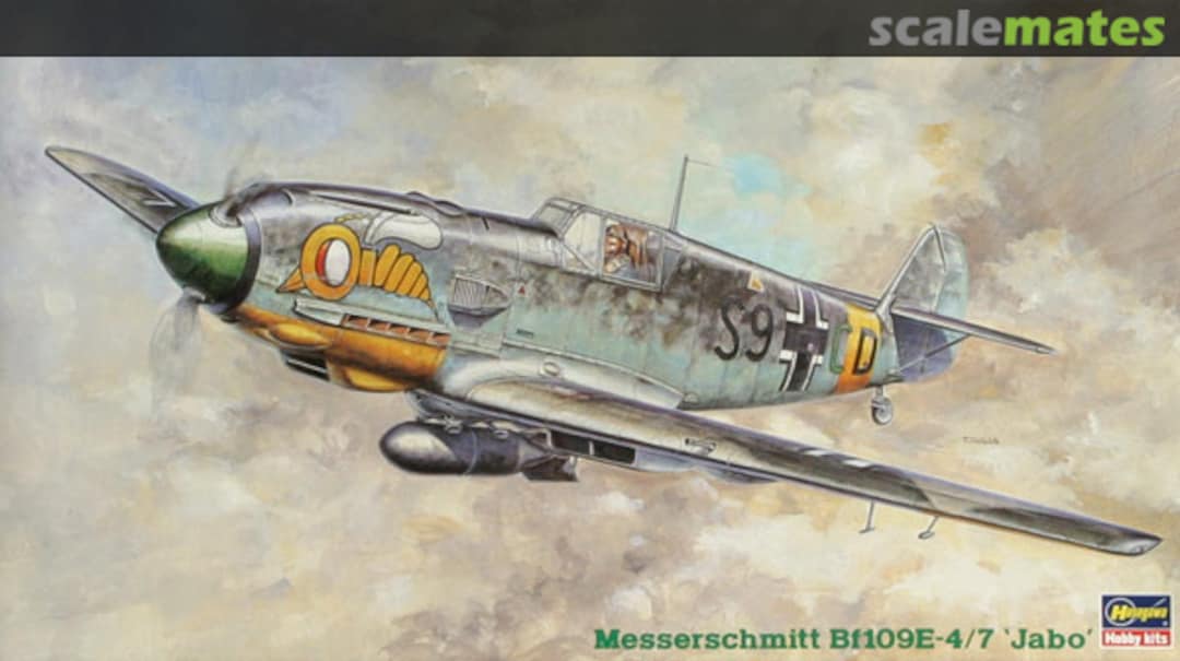 Boxart Messerschmitt Bf109E-4/7 'Jabo' 09261 Hasegawa