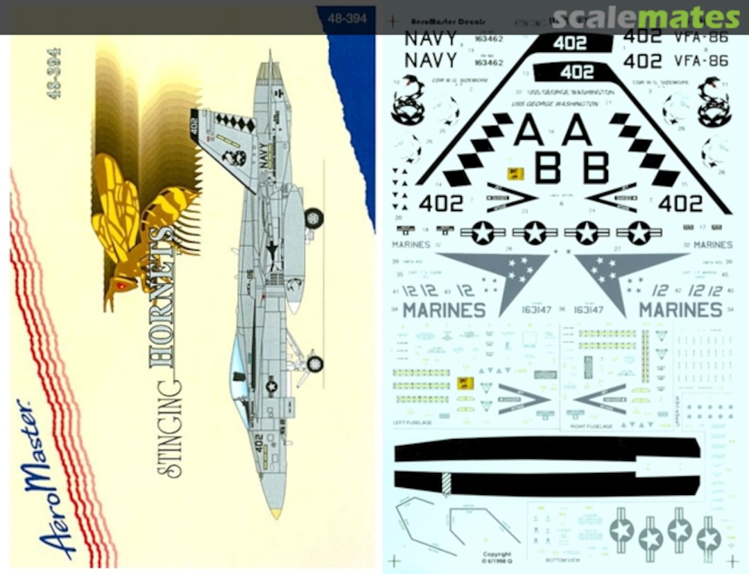 Boxart Stinging Hornets Pt. I 48-394 AeroMaster