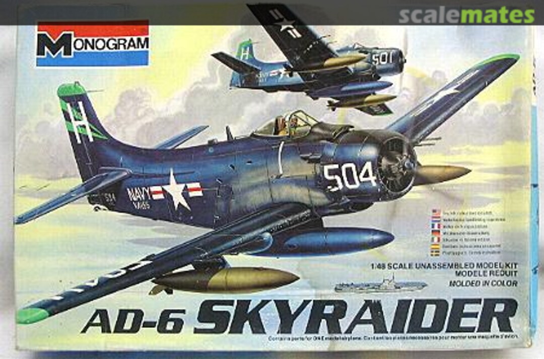 Boxart AD-6 Skyraider 5429 Monogram