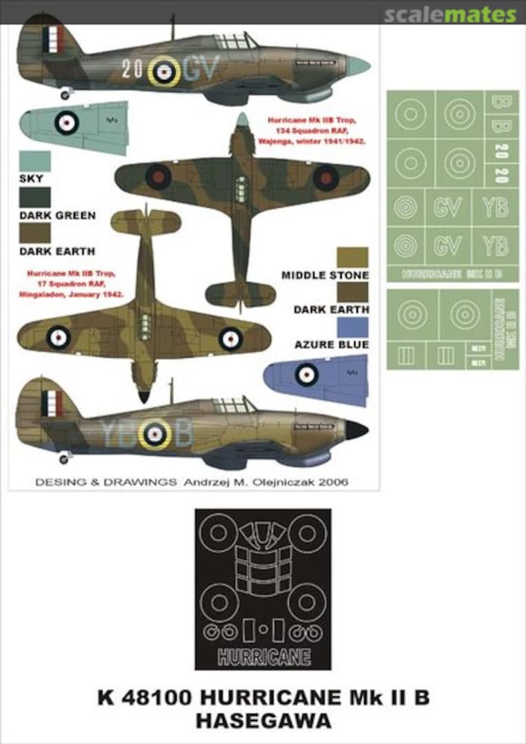 Boxart Hurricane Mk.IIB K48100 Montex