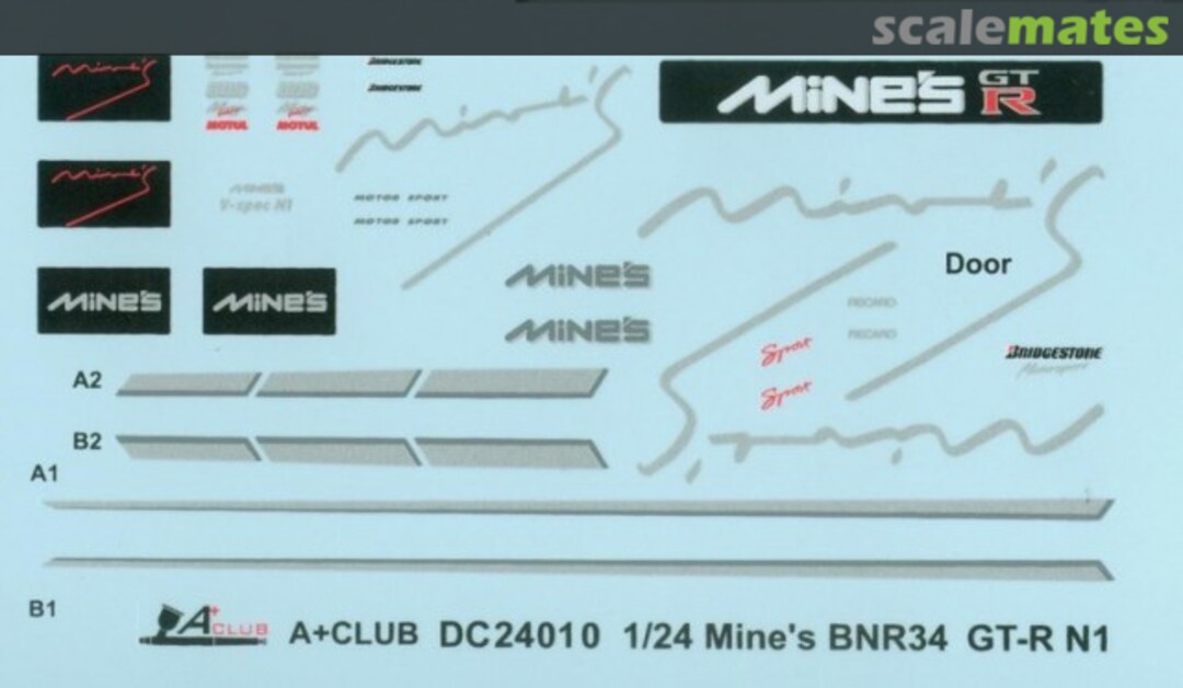 Boxart MINE'S BNR34 GT-R N1 DC-24010 A+ Club