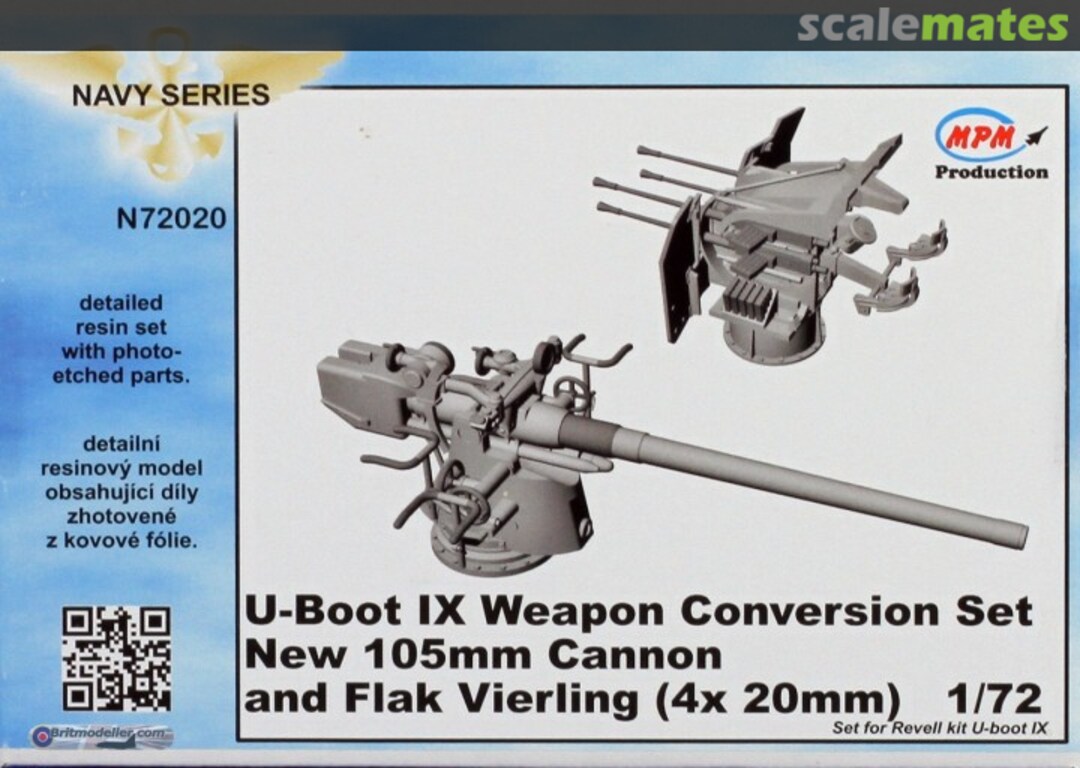 Boxart U-Boot IX Weapon Conversion set N72020 CMK