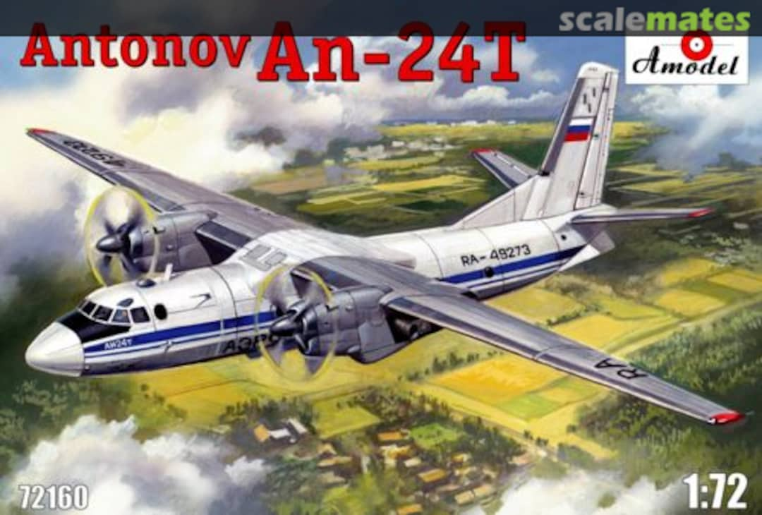 Boxart Antonov An-24T 72160 Amodel