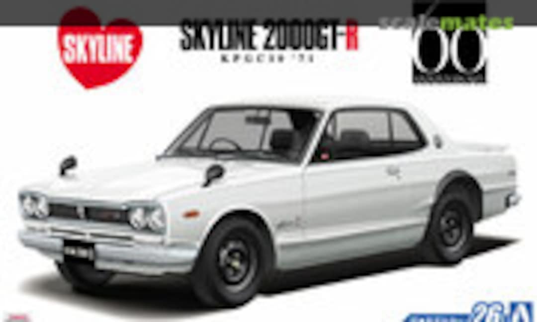 1:24 Nissan Skyline 2000 GT-R (Aoshima 052327)