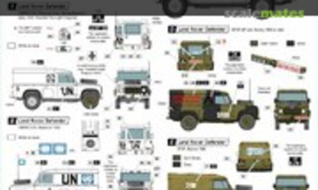 1:35 British Land Rover Defender (Star Decals 35-C1028)