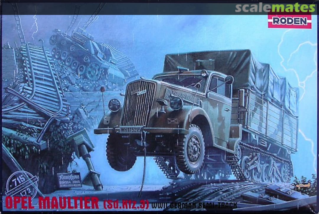 Boxart Sd.Kfz. 3a Opel Maultier 715 Roden