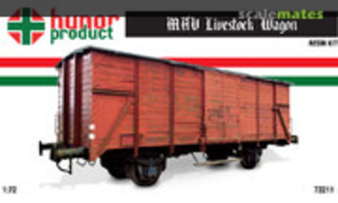 1:72 MÁV Livestock Wagon (Hunor Product 72211)