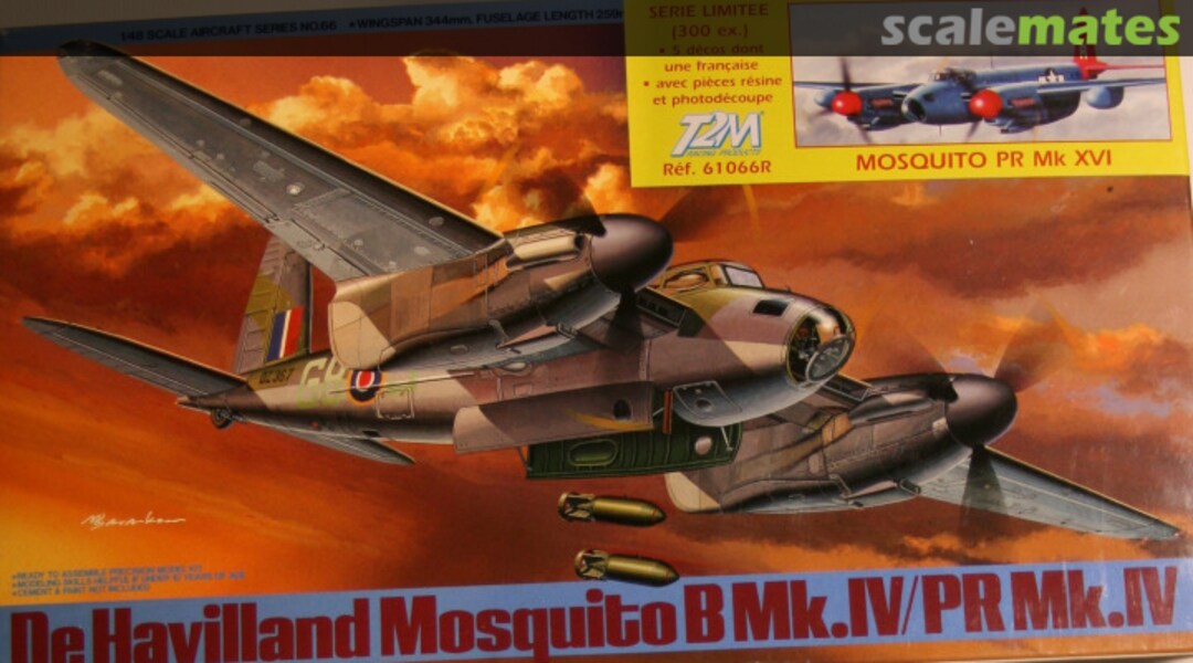 Boxart De Havilland Mosquito B Mk.IV/PR Mk.IV 61066R Tamiya