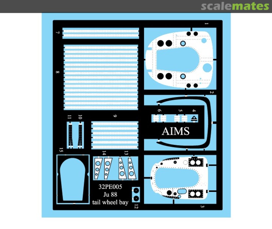 Boxart Ju-88 Tail Wheel Bay 32PE005 AIMS