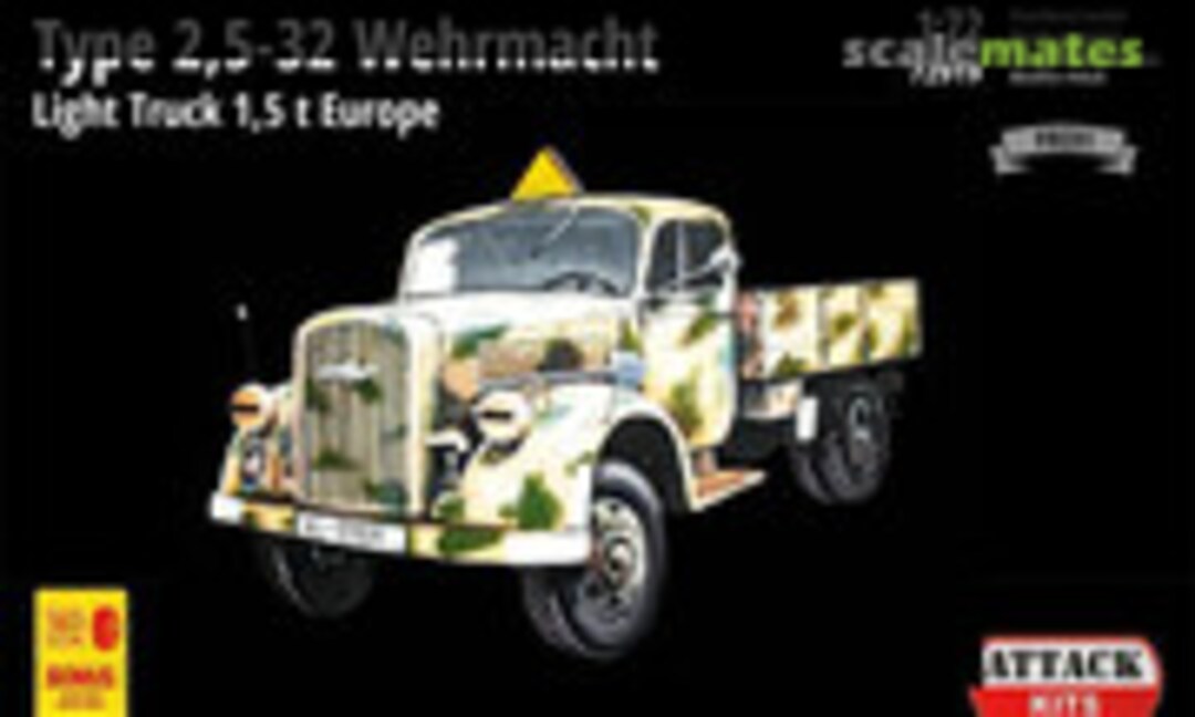 1:72 Type 2,5-32 Wehrmacht (Attack Hobby Kits 72919)