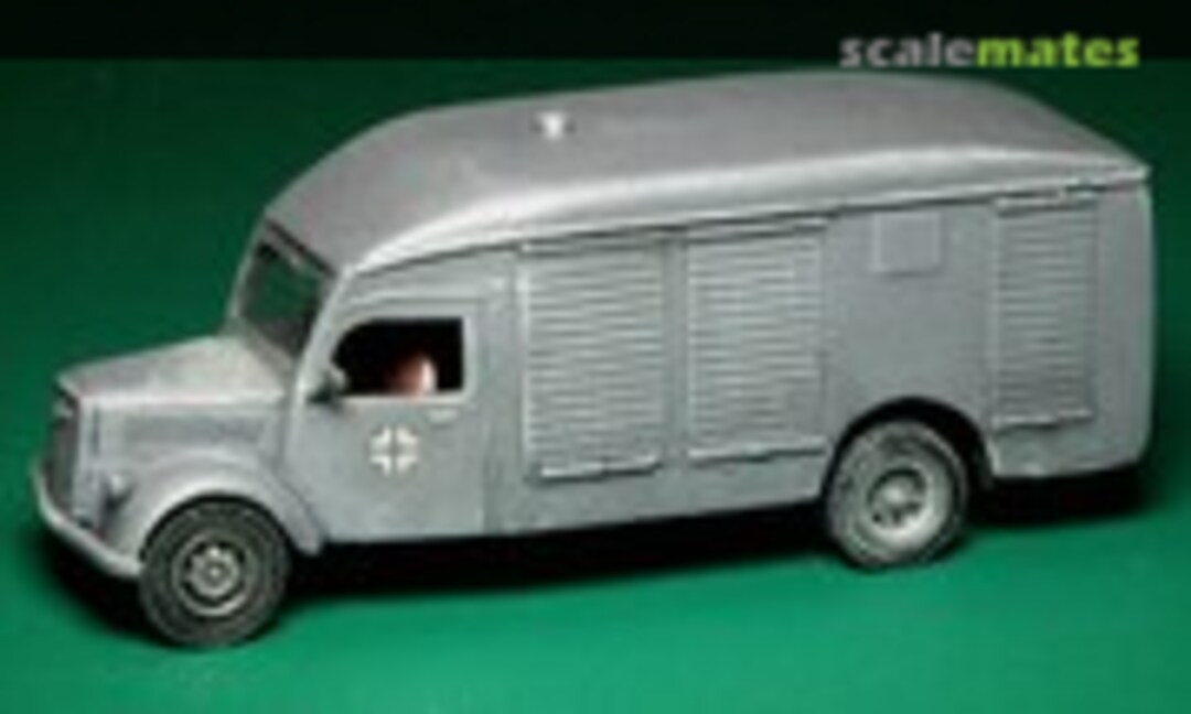 1:76 WW2 German Opel Mobile Bakery Bus (Landmark Models )