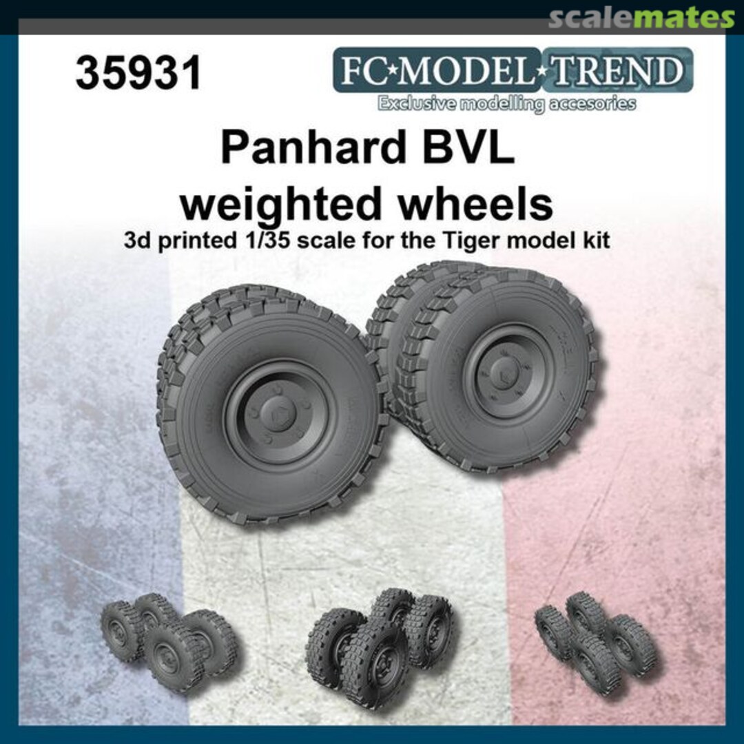 Boxart Panhard VBL, weighted wheels 35931 FC Model Trend