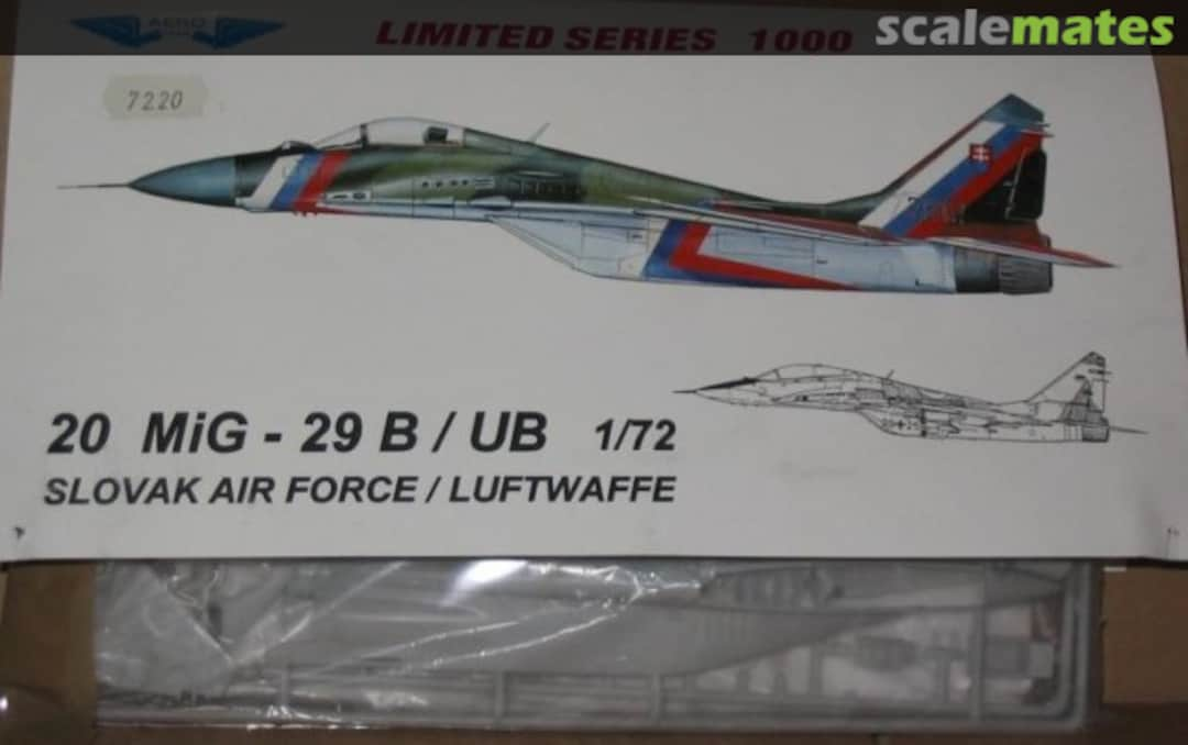 Boxart MiG-29 B / UB 20 AEROTEAM