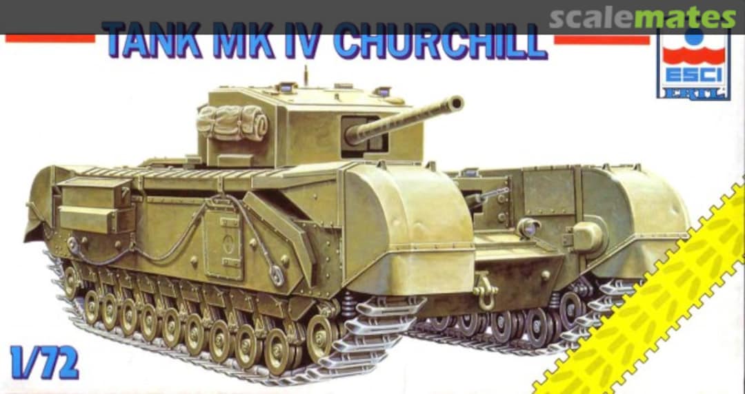 Boxart Tank Mk IV Churchill 8332 ESCI/ERTL