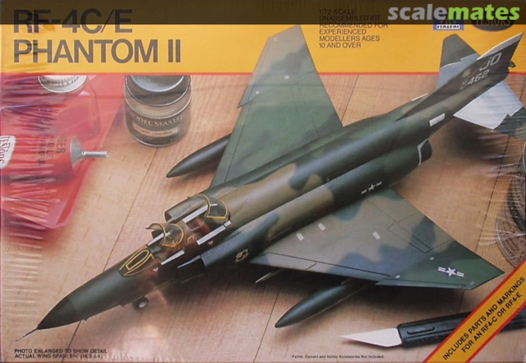 Boxart McDonnell Douglas RF-4C/E Phantom II 682 Testors/Italeri