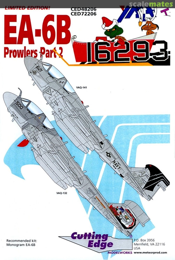 Boxart EA-6B Prowlers CED48206 Cutting Edge Modelworks