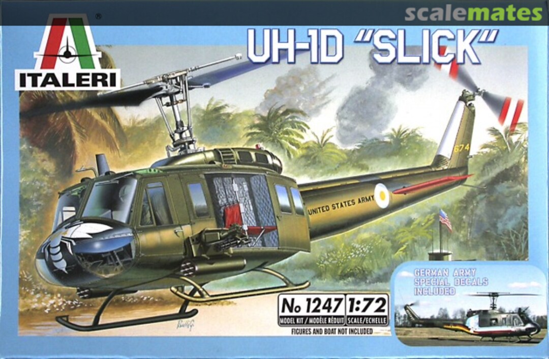 Boxart UH-1D "Slick" 1247 Italeri