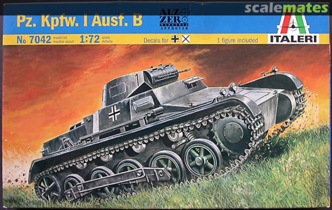 Boxart Pz.Kpfw. I Ausf. B 7042 Italeri