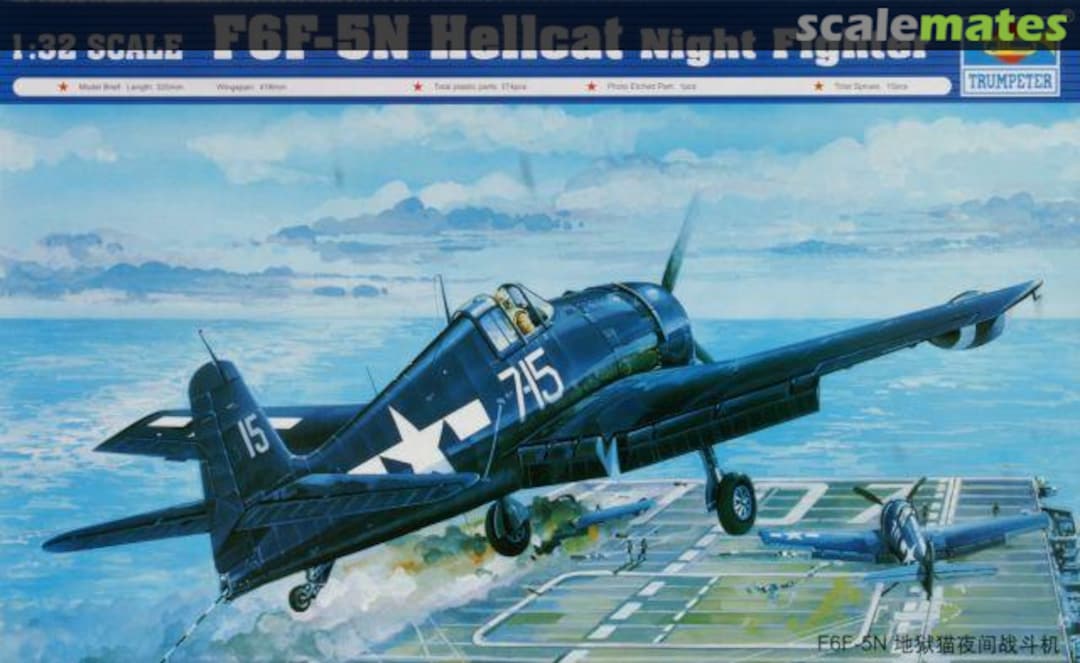 Boxart F6F-5N Hellcat 02259 Trumpeter