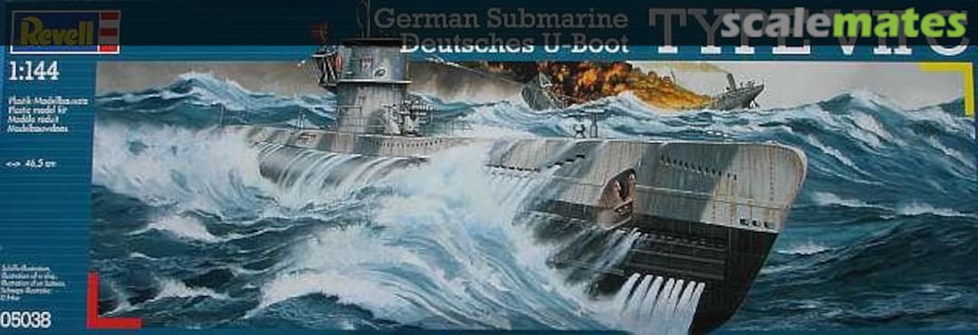 Boxart German Submarine Deutsches U-Boot Type VII C 05038 Revell