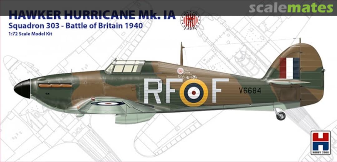 Boxart Hawker Hurricane Mk.IA 72001 Hobby 2000