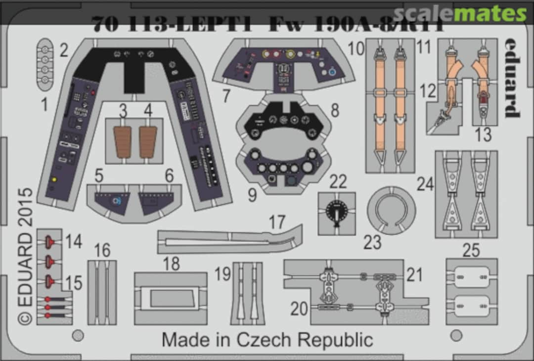 Boxart Fw 190A-8/R11 PE-set 70113-LEPT1 Eduard