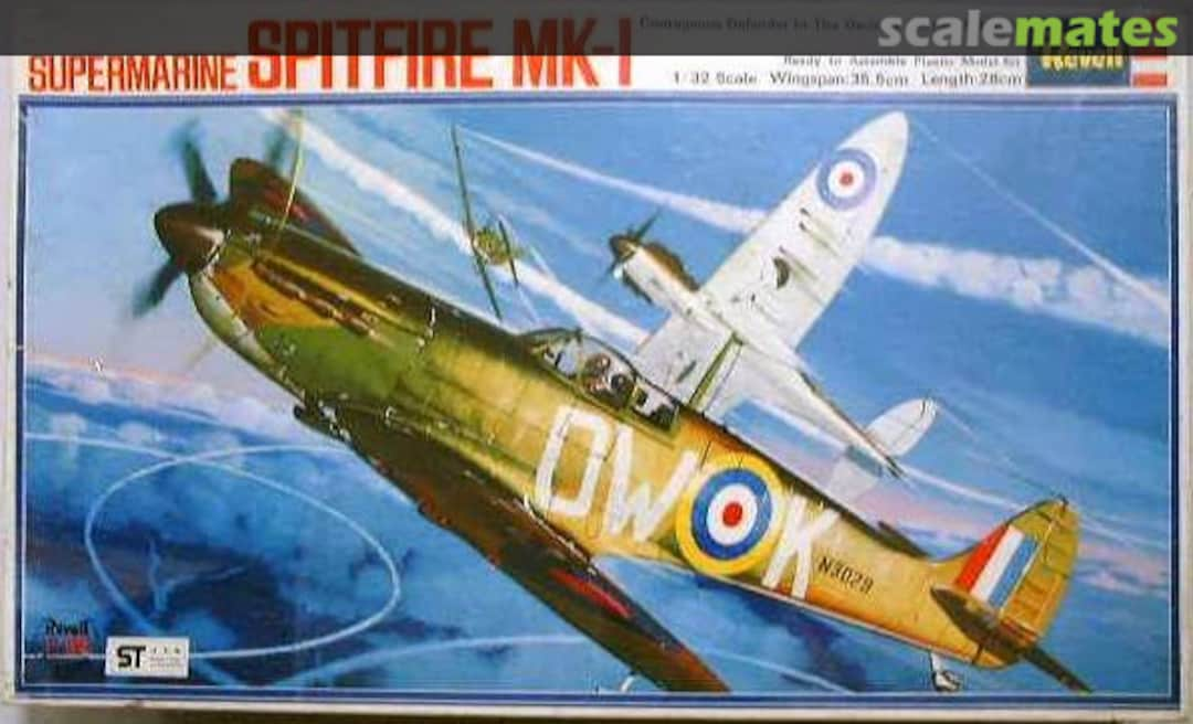 Boxart Supermarine Spitfire Mk-I H-282 Revell Japan