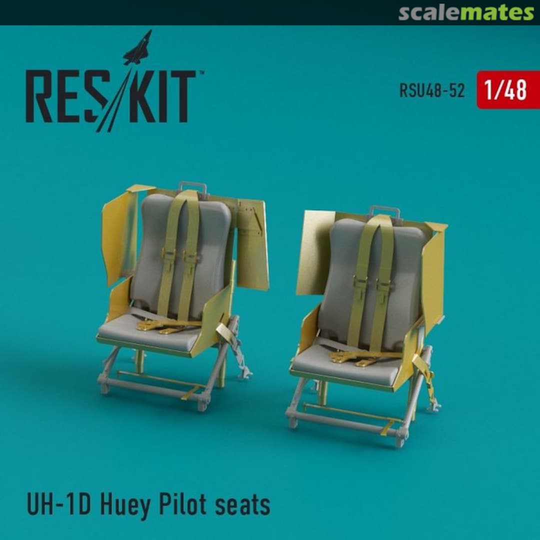 Boxart UH-1D Huey - Pilot Seats RSU48-0052 ResKit