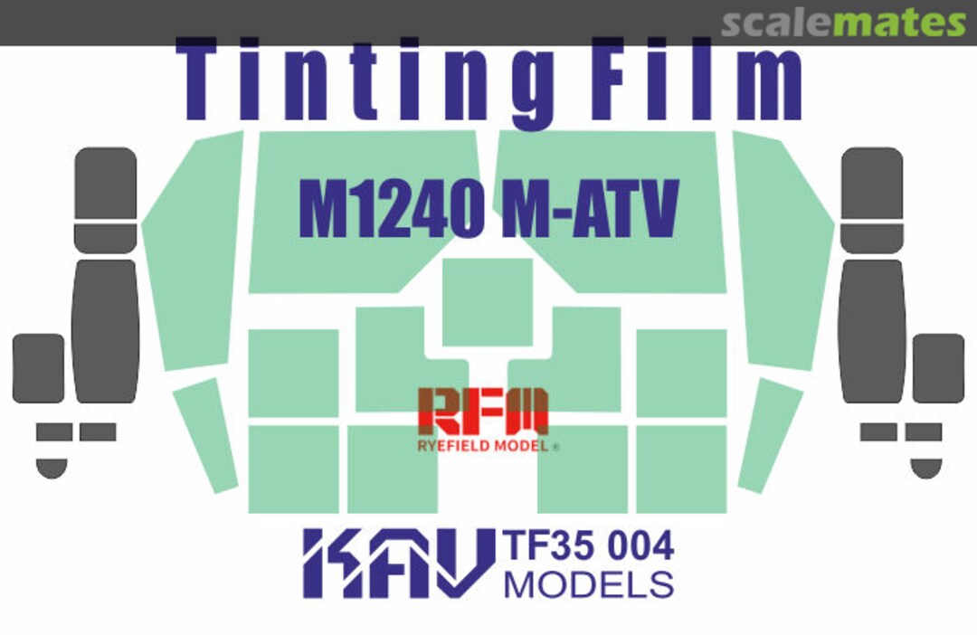 Boxart Tinting Film for М1240 M-ATV KAV TF35 004 KAV models