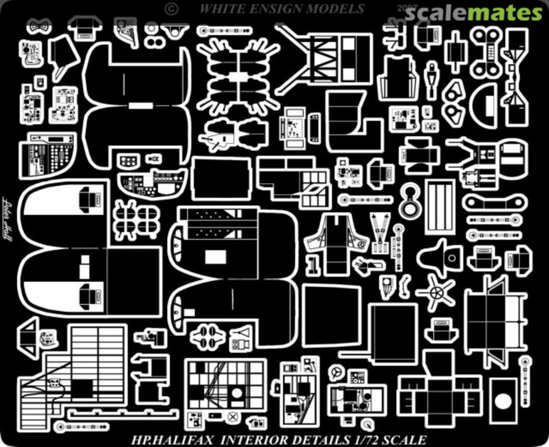 Boxart Handley Page Halifax B - PE Interior Detail 7244 White Ensign Models