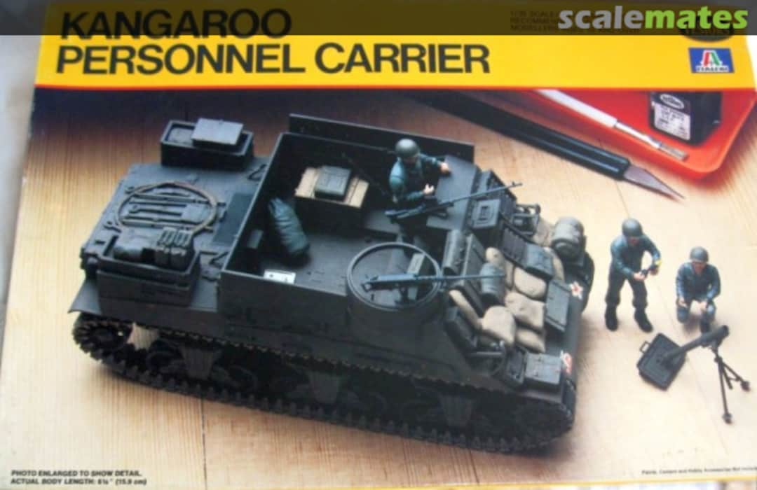 Boxart Kangaroo Personnel Carrier 826 Testors