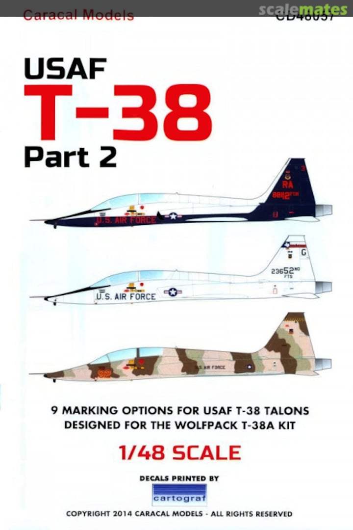 Boxart T-38A CD48057 Caracal Models