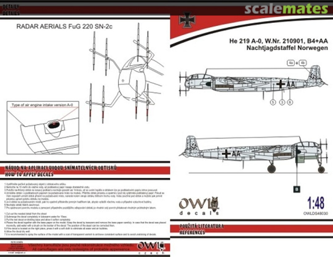 Boxart Heinkel He 219 A-0 DS48030 OWL