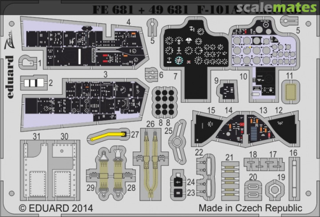 Boxart F-101A/C interior S.A. FE681 Eduard