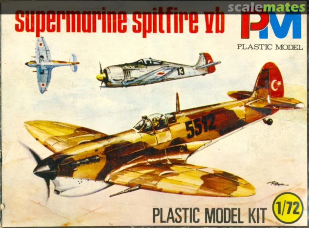 Boxart Supermarine Spitfire Vb PM-001 PM Model