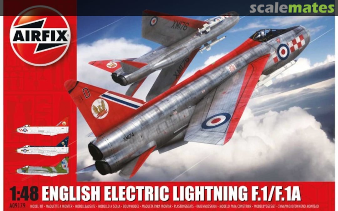 Boxart English Electric Lightning F.1/F.1A A09179 Airfix