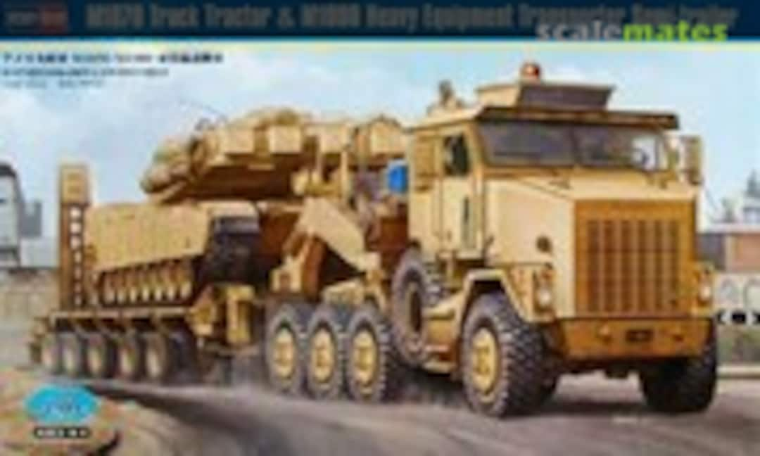 1:35 M1070 Truck Tractor &amp; M1000 Heavy Equipment Transporter Semi-trailer (HobbyBoss 85502)