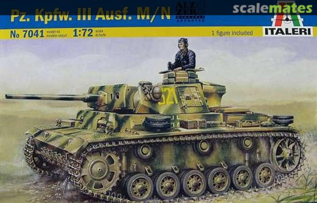 Boxart Pz.Kpfw. III Ausf. M/N 7041 Italeri