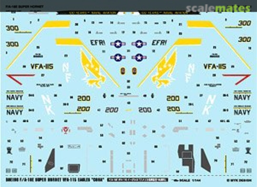 Boxart USN F/A-18E VFA-115 Eagles [CoNA] A-263 MYK Design