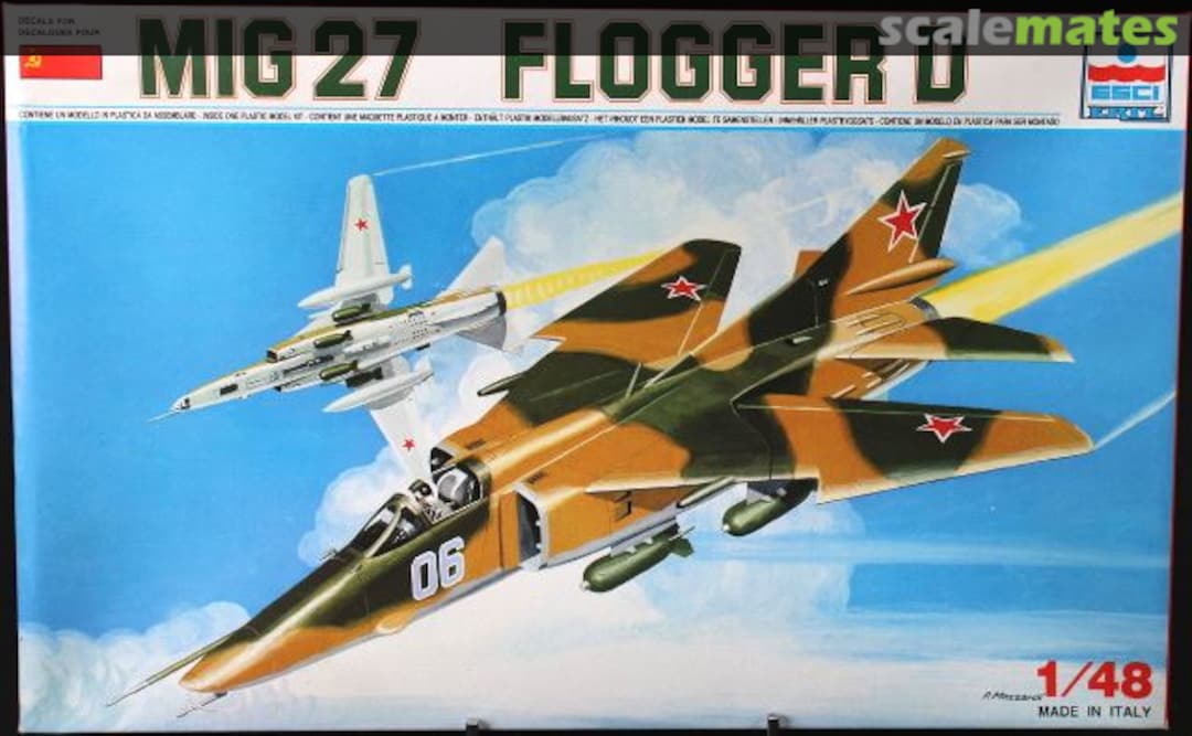 Boxart MiG-27 Flogger D 4020 ESCI/ERTL